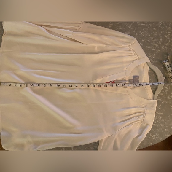 NWT Pure Collection Ivory  100% Silk blouse Size 4 - Picture 4 of 9